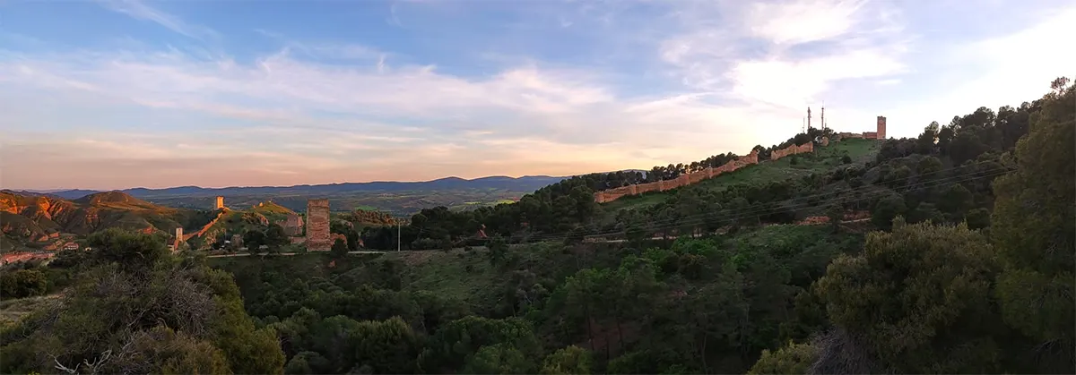 Imagen de Daroca desde su pinar. Autora. Carmen Ubide