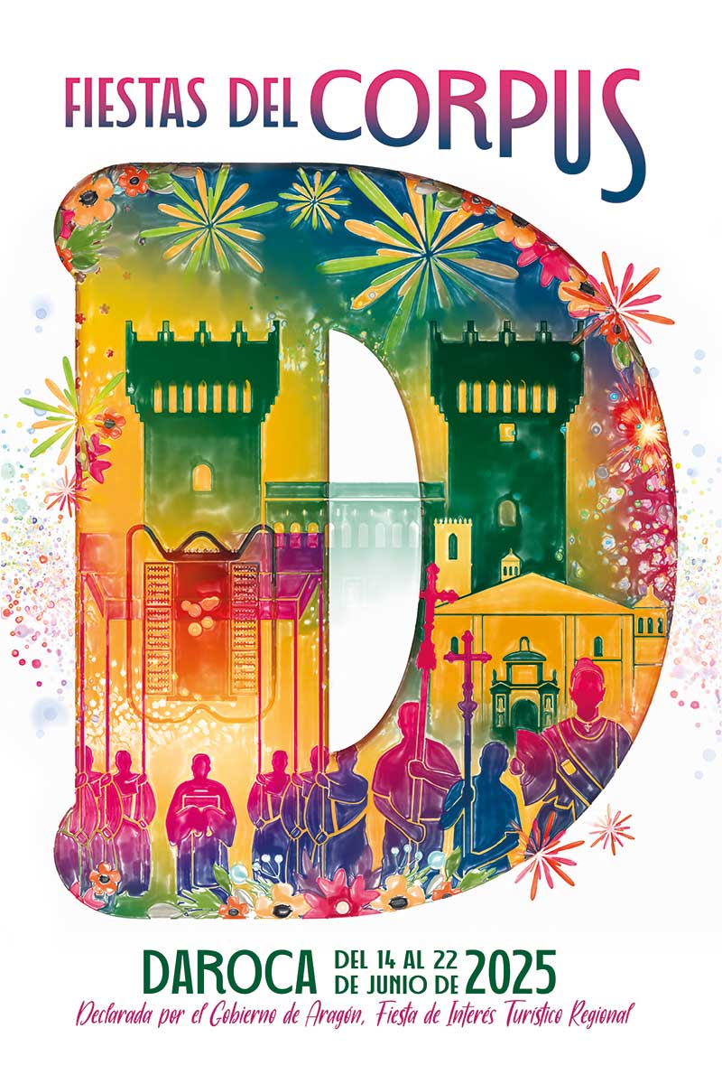 Cartel Fiestas del Corpus Daroca 2025