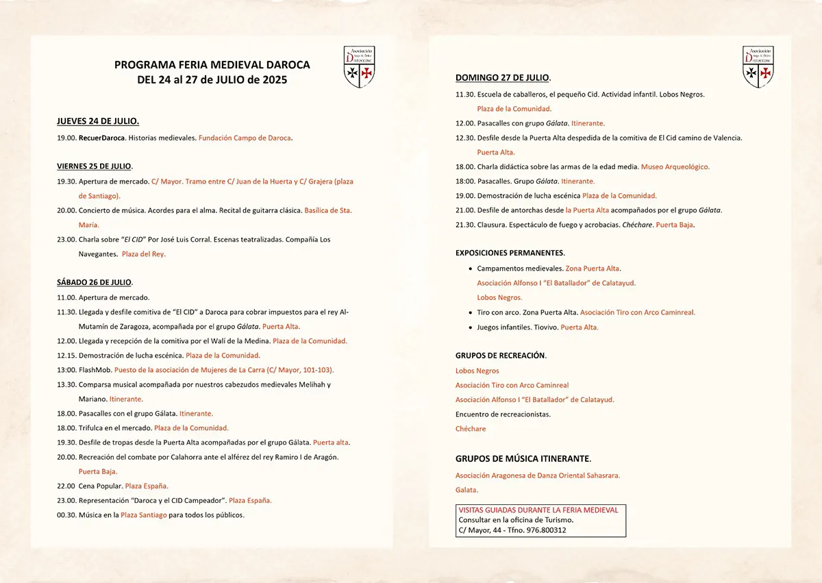 Feria Mediaval Daroca 2025